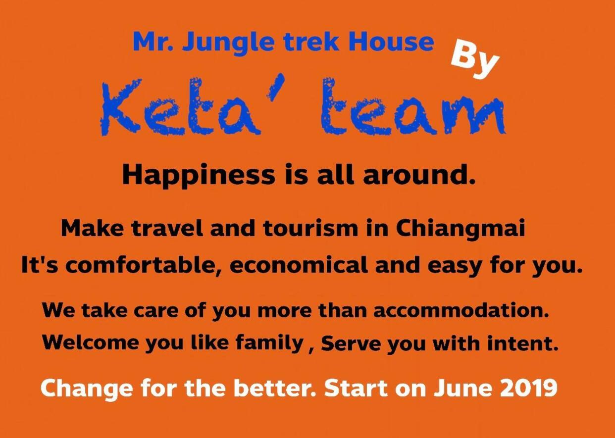 A Pousada Keta' Jungle Trek House Chiang Mai Exterior foto